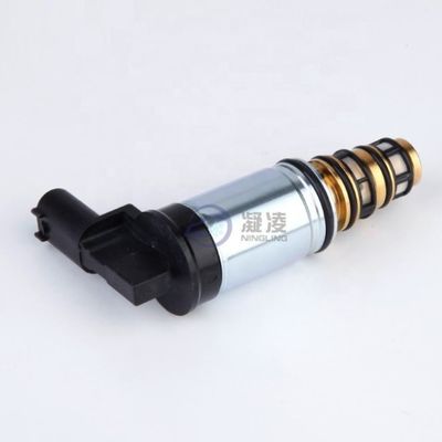 KIA DYK Car A/C Compressor VALVA CONTROL PXC14 para SANDEN NL-57 DC 12V Branco Preto