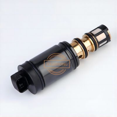 Válvula de controlo do compressor de ar de corrente contínua de 12 v para DENSO 5SE09C/5SE12C/6SEU16 E0007A Auto AC Parts