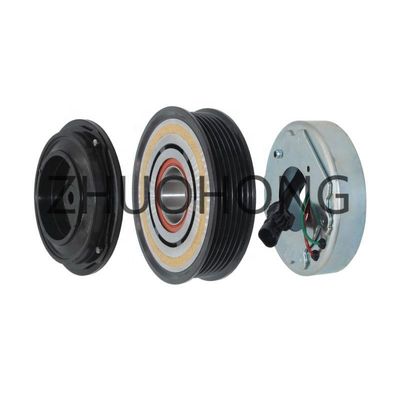 Car Fitment Chevrolet SILVERADO 2007- Auto AC Compressor Kit de embreagem de poleia 6PK 114MM 12V