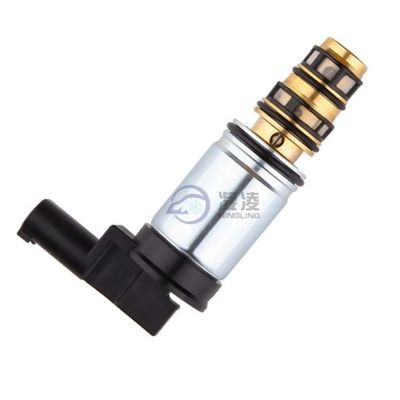 KIA DYK Car A/C Compressor VALVA CONTROL PXC14 para SANDEN NL-57 DC 12V Branco Preto
