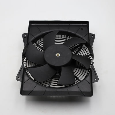 Ventilador de arrefecimento de radiador automático de plástico universal 12 polegadas 80W/120W para carro elétrico Slim 12v