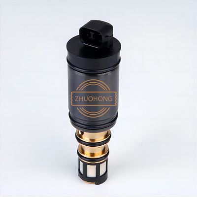 Válvula de controlo do compressor de ar de corrente contínua de 12 v para DENSO 5SE09C/5SE12C/6SEU16 E0007A Auto AC Parts