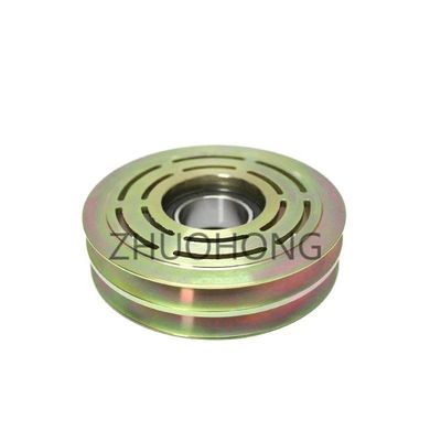 Kit de embreagem de poleia de compressor automático AC 2PK 130MM 12V para VW SVW SANTANA 3000 1.8 2004-2007
