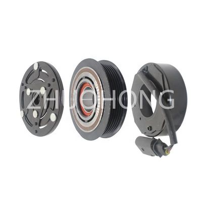 1.6 Motor Auto AC Compressor Kit de embreagem de poleia 6PK 115MM 12V para VW FAW JETTA 2000-